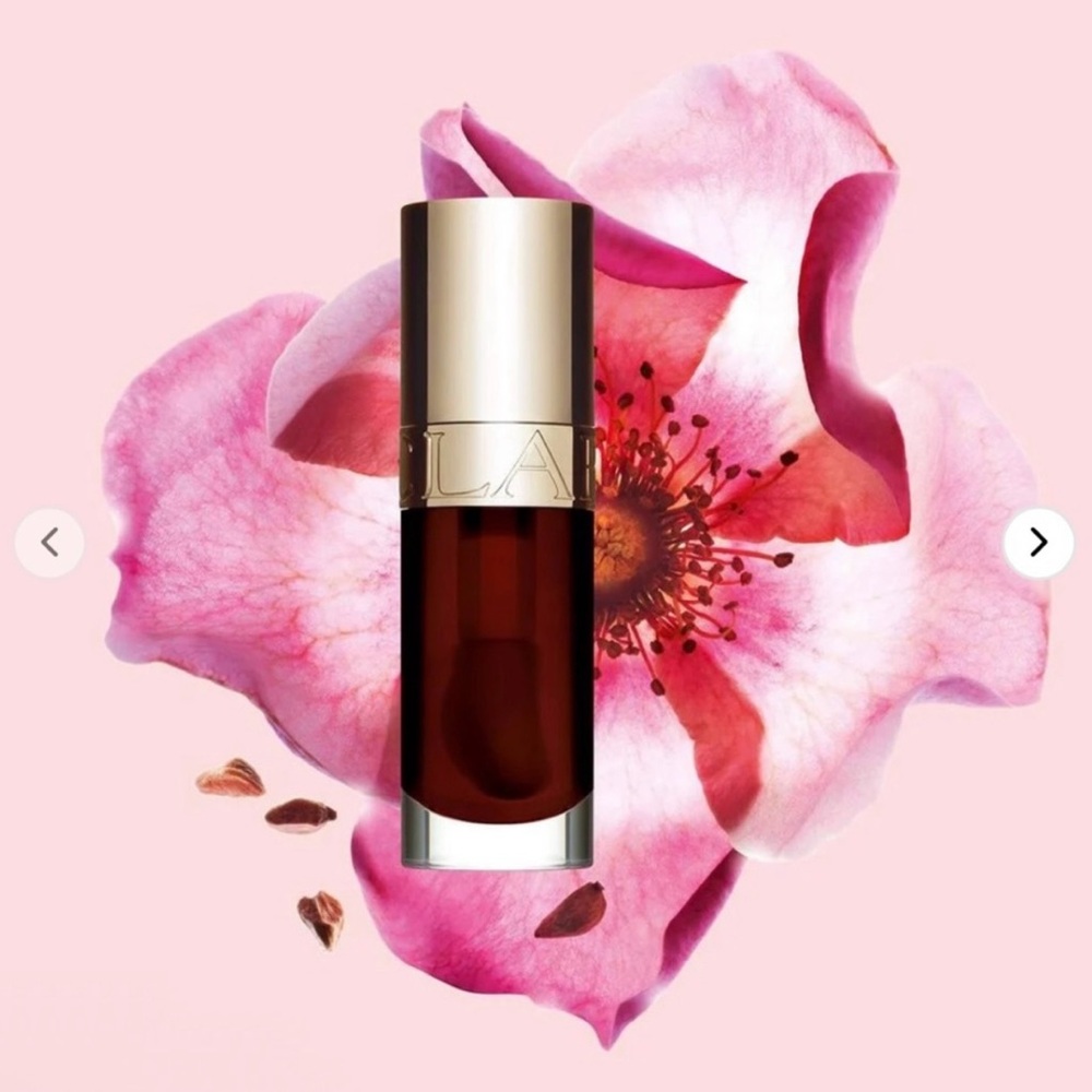 Clarins Lip Comfort Oil Hydrating and Plumping Lip Oil in Chocolate